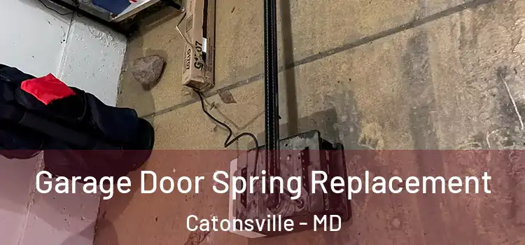  Garage Door Spring Replacement Catonsville - MD