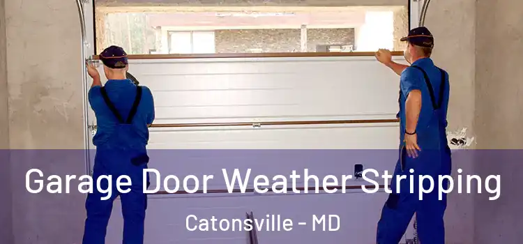  Garage Door Weather Stripping Catonsville - MD