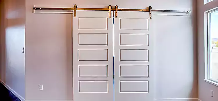 Glass Barn Door with Installation Hardware Kit Catonsville